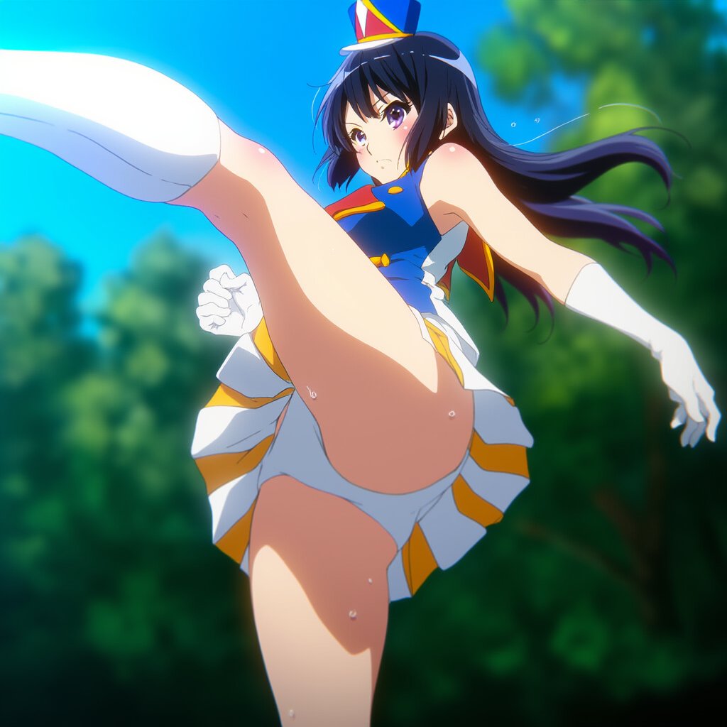 【画像】高坂麗奈マーチング衣装パンチラエロ画像集
