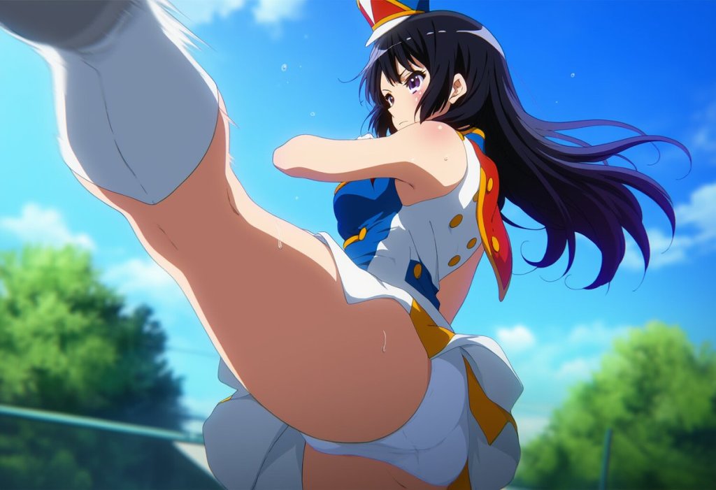 【画像】高坂麗奈マーチング衣装パンチラエロ画像集