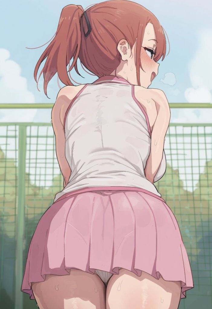 【二次エロ】学校えっち・テニス部♥