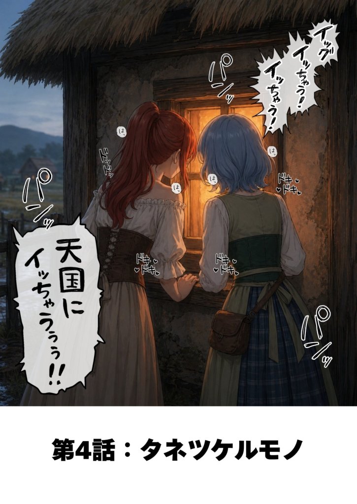 【エロ漫画】追放された種付けおじさん、辺境でハーレム悪徳領主になる