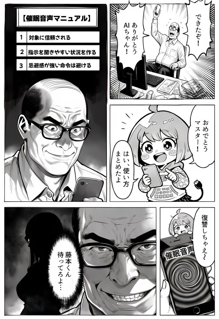 【エロ漫画】23コ下のくせに説教してくる巨乳OLを洗脳アプリで肉便器にする話