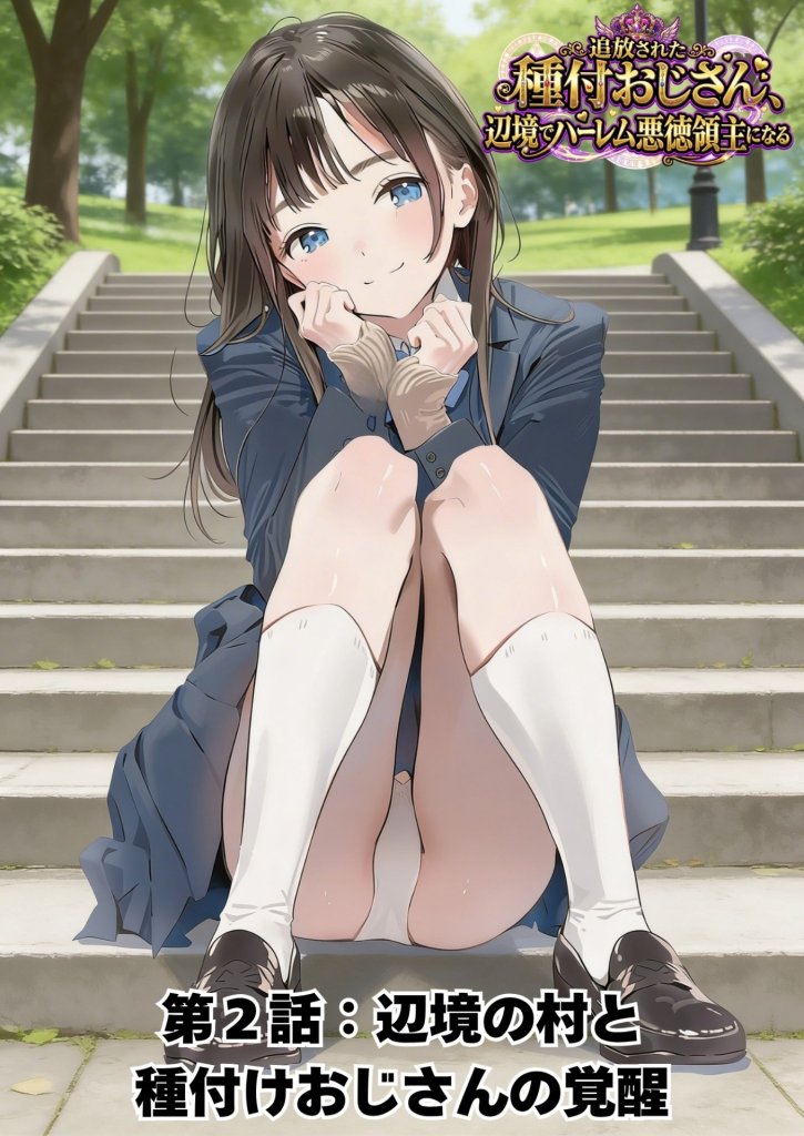 【エロ漫画】追放された種付けおじさん、辺境でハーレム悪徳領主になる