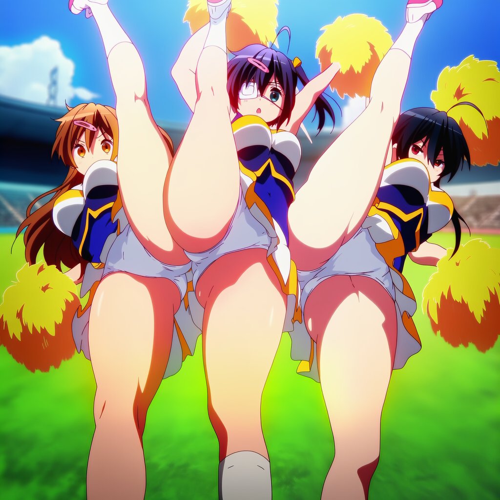 【画像】中二病でも恋がしたい!キャラたちとハーレムエッチするエロ画像 3枚目
