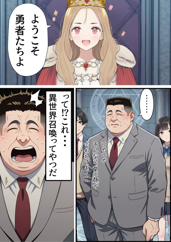 【エロ漫画】追放された種付けおじさん、辺境でハーレム悪徳領主になる