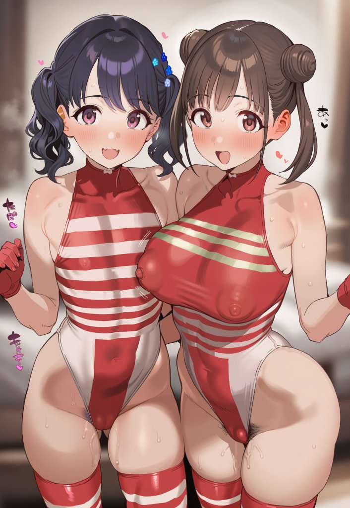 【画像】福丸小糸と園田智代子がオナホになってるエロ画像