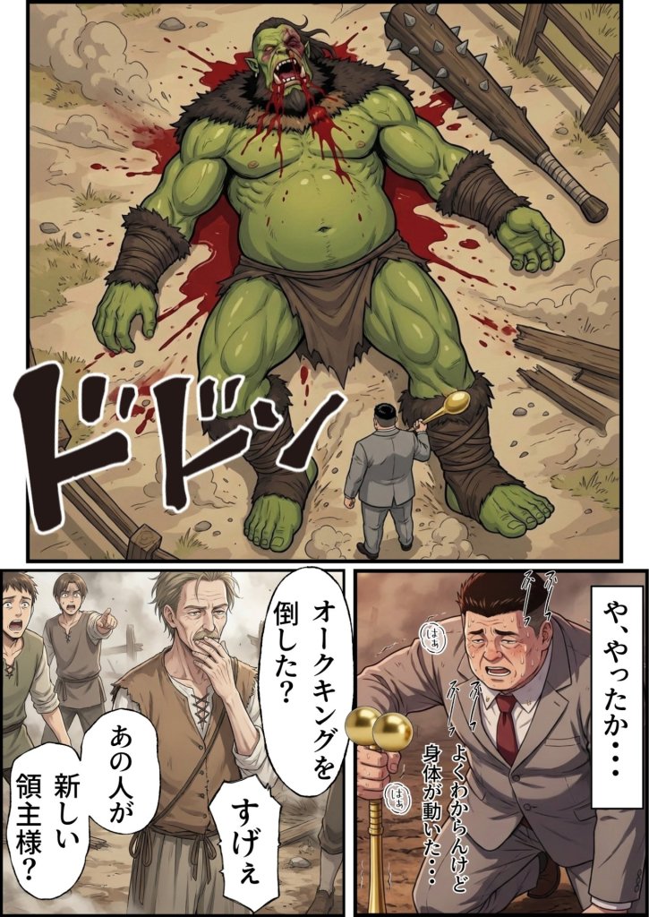 【エロ漫画】追放された種付けおじさん、辺境でハーレム悪徳領主になる