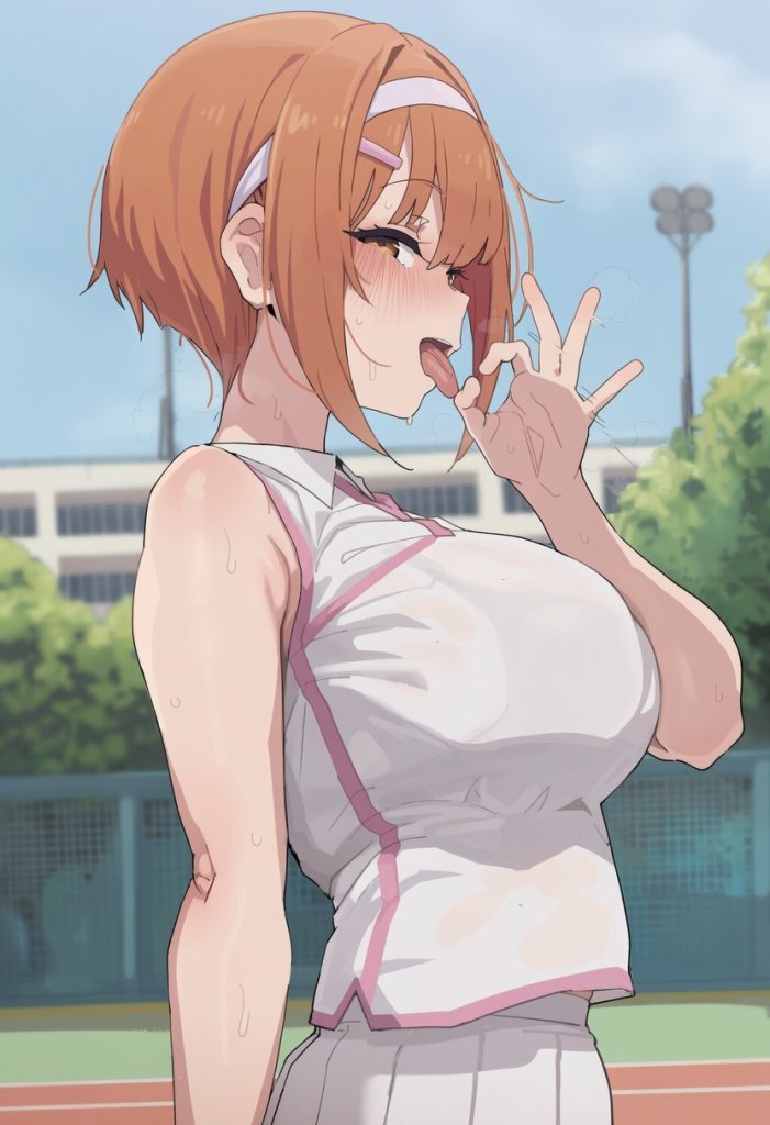 【二次エロ】学校えっち・テニス部♥