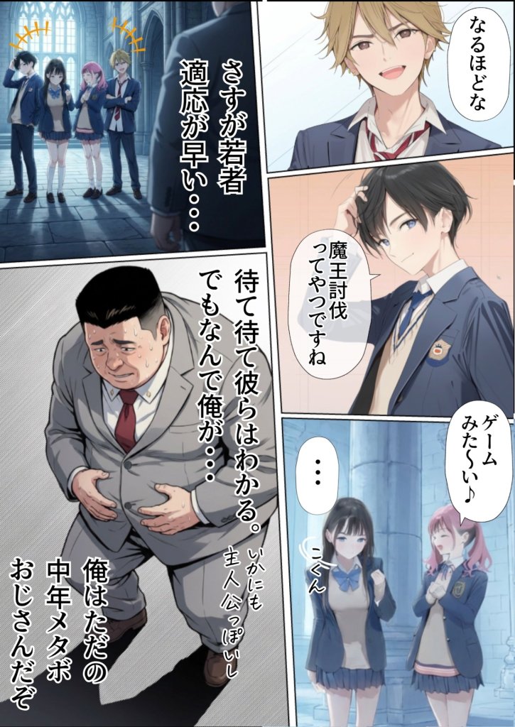【エロ漫画】追放された種付けおじさん、辺境でハーレム悪徳領主になる