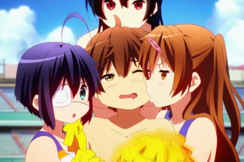 【画像】中二病でも恋がしたい！キャラたちとハーレムエッチするエロ画像