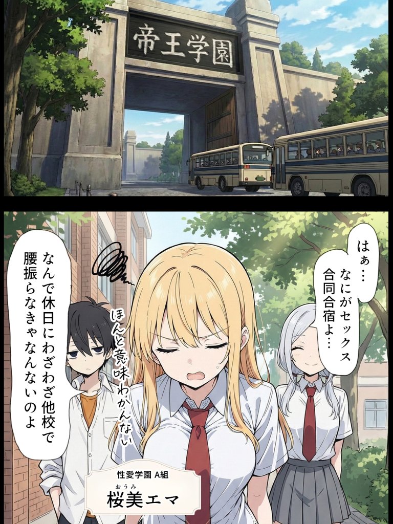 【エロ漫画】陰キャ転校生はセックス最強2 – ハメられた合同合宿編 –