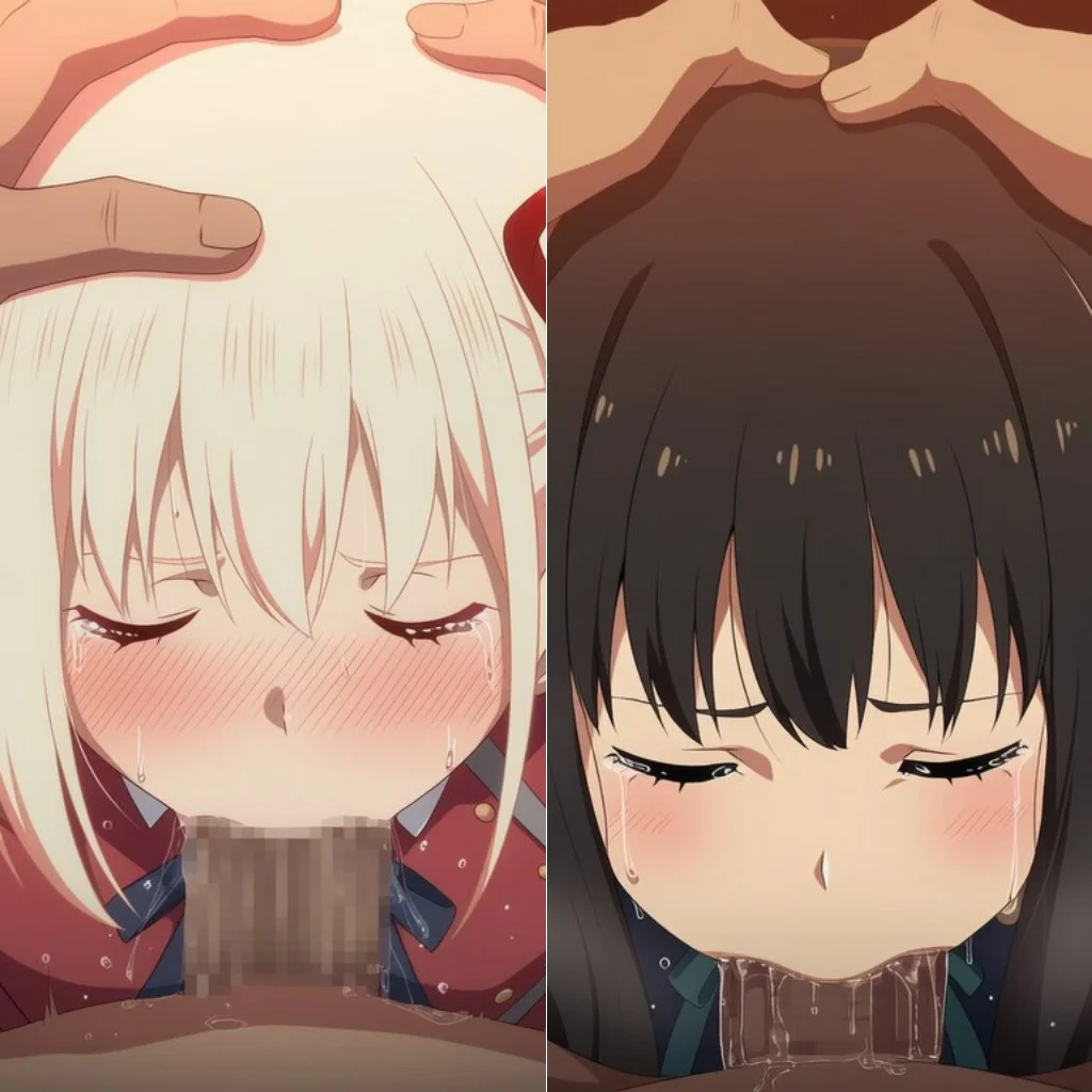 【画像】千束とたきなが無理やり犯されまくるエロ画像・・・