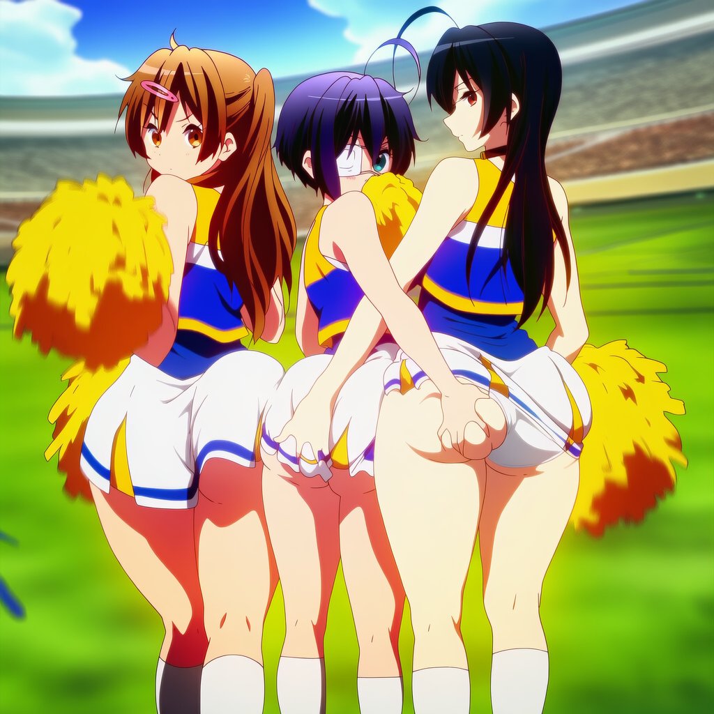 【画像】中二病でも恋がしたい!キャラたちとハーレムエッチするエロ画像 2枚目