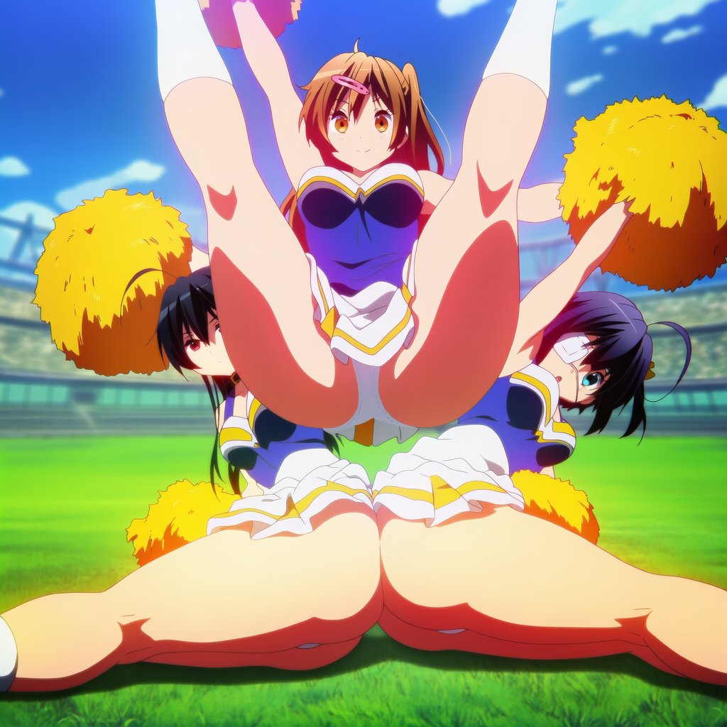 【画像】中二病でも恋がしたい!キャラたちとハーレムエッチするエロ画像 4枚目