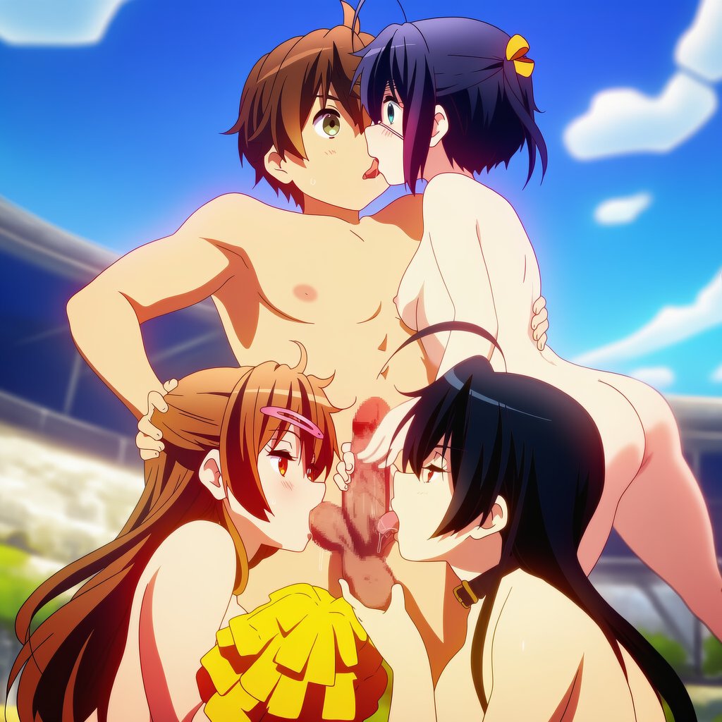 【画像】中二病でも恋がしたい!キャラたちとハーレムエッチするエロ画像 9枚目