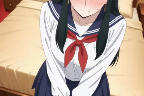 【画像】ヨルさんと制服セックス♥