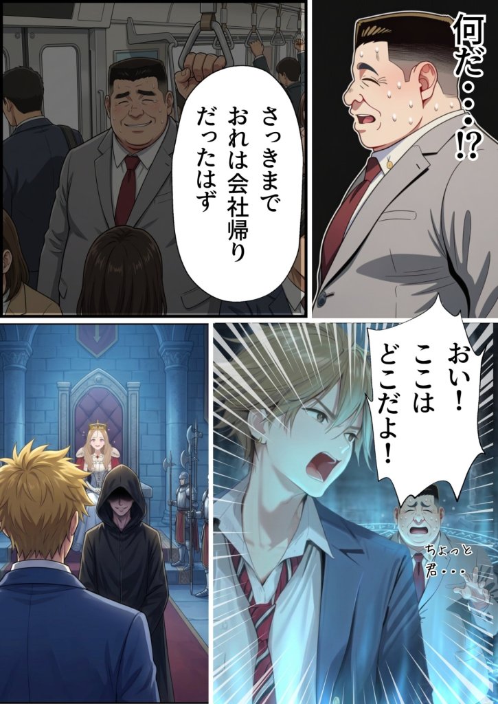 【エロ漫画】追放された種付けおじさん、辺境でハーレム悪徳領主になる