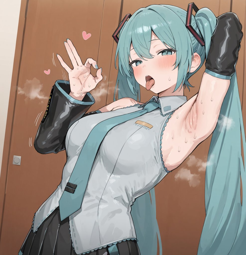 【画像】おじさんマスターにハメられる初音ミク♥