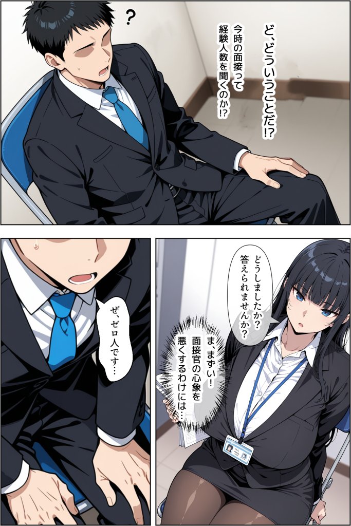 【エロ漫画】転職したら爆乳ギャル社長の性欲処理係に任命された件