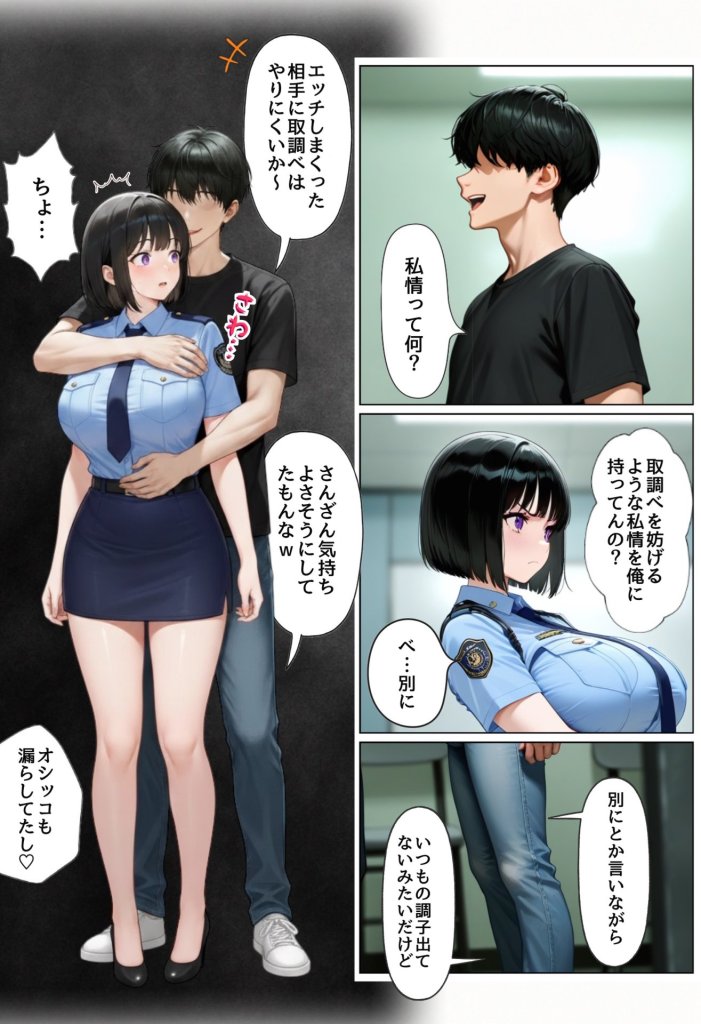 【エロ漫画】強気な裏アカ警察官を潮だくセックスでわからせたので再教育して完堕ちさせる話 24ページ目
