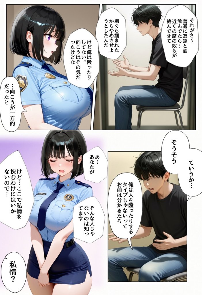 【エロ漫画】強気な裏アカ警察官を潮だくセックスでわからせたので再教育して完堕ちさせる話 23ページ目