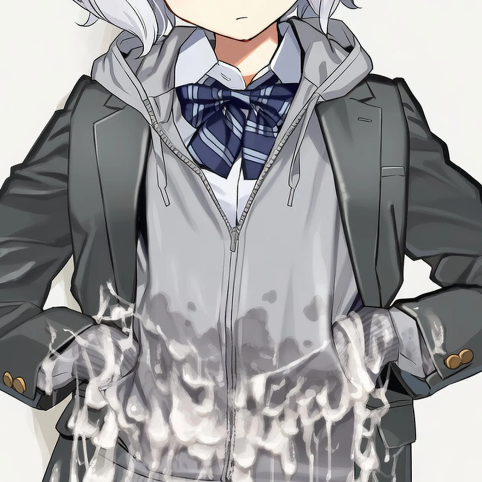 【二次エロ】パーカーのポケットに中出しさせてもらうエロ画像♥