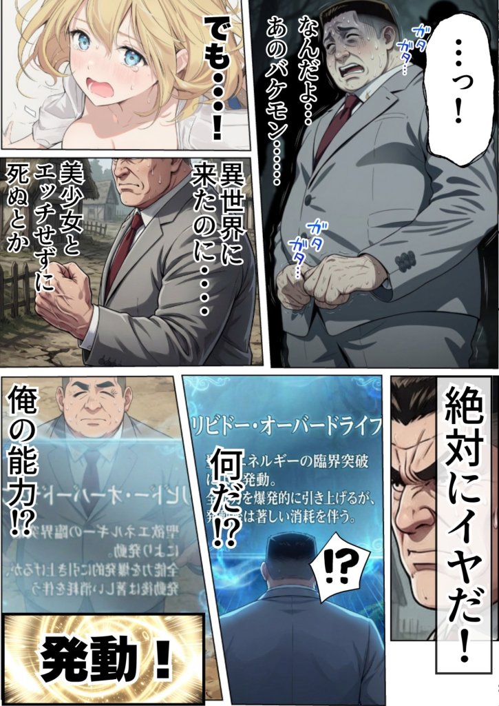 【エロ漫画】追放された種付けおじさん、辺境でハーレム悪徳領主になる