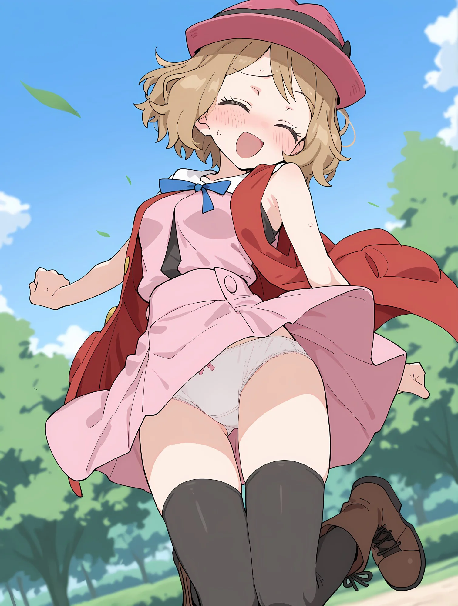 【画像】セレナ(アニポケ)のぱんつ♥