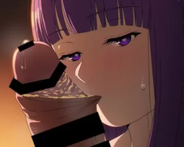 【画像】フェルンにくっさいチンカスお掃除してもらうエロ画像