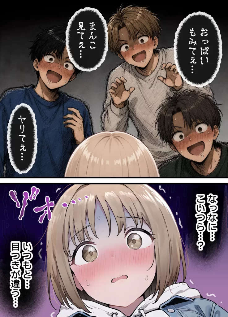 【エロ漫画】女体化したオレが親友の裏切りレ●プでメス堕ち〜本能むき出しの濃厚セックスで親友が恋人になるまで