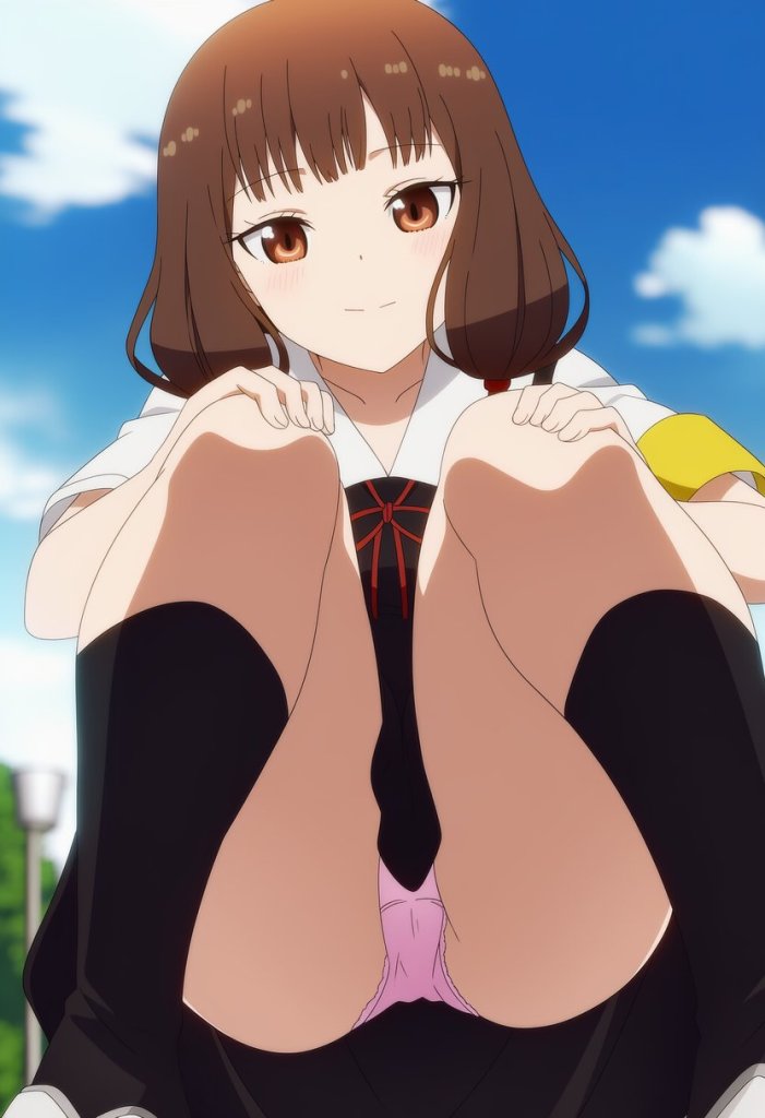 【二次エロ】女の子のしゃがみパンチラを拝もう 8枚目