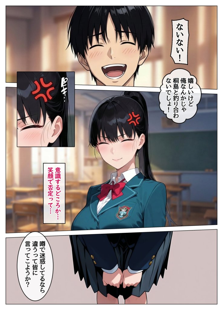 【エロ漫画】剛毛で陥没乳首の大和撫子、両想いになれないストレスからオホ声オナニーが止まらない