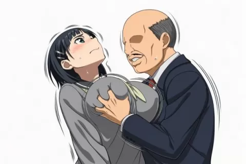 【画像】桐ヶ谷直葉がおっさんにおっぱい揉まれまくっちゃうエロ画像