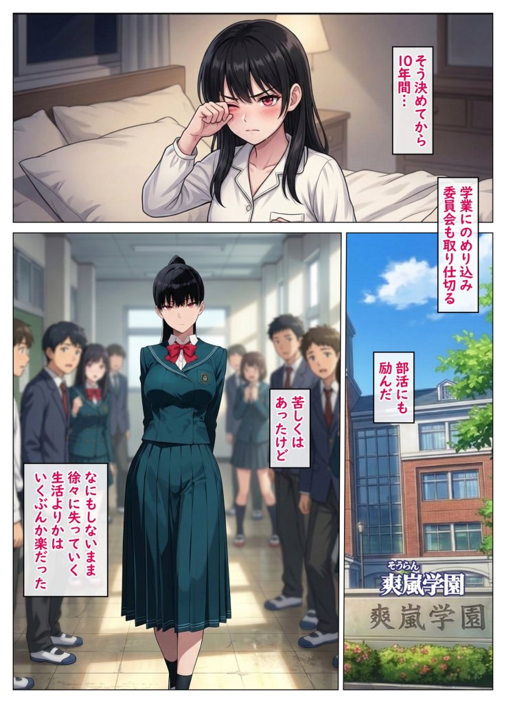 【エロ漫画】剛毛で陥没乳首の大和撫子、両想いになれないストレスからオホ声オナニーが止まらない