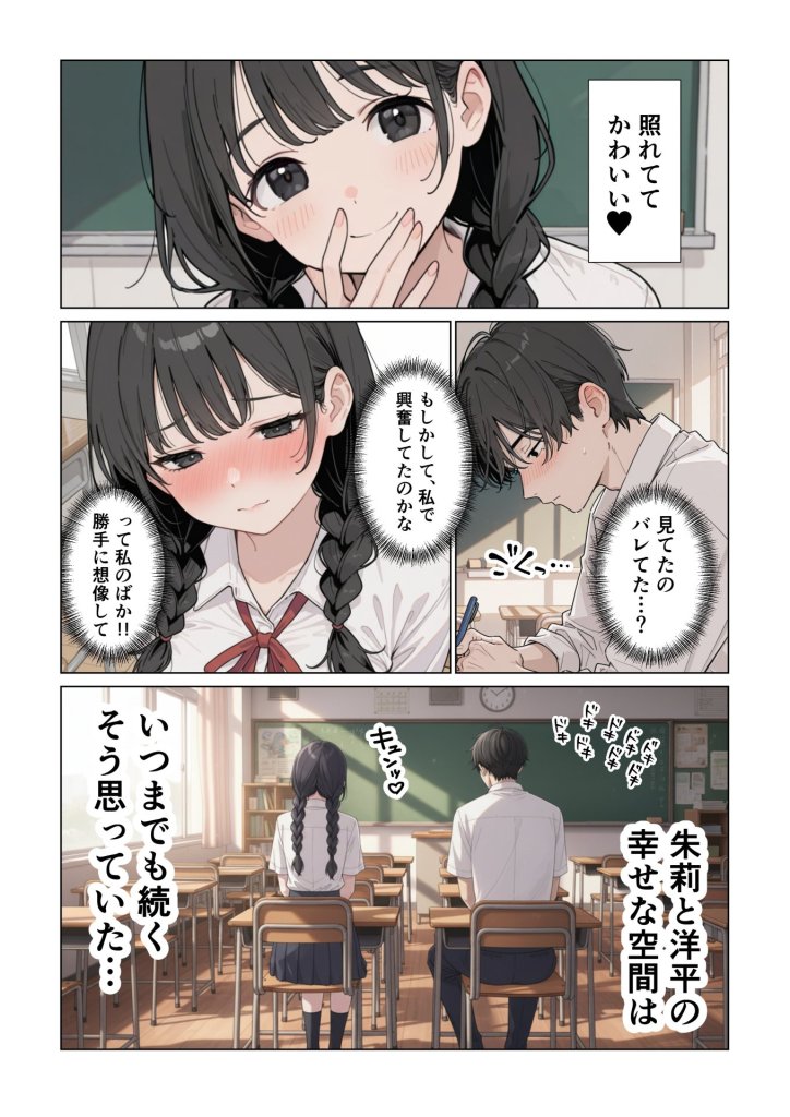【エロ漫画】彼女の知らないところでギャルに毎日精子を搾り取られている件