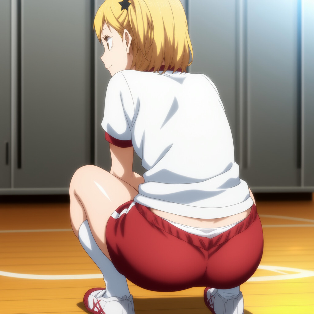 【二次エロ】女の子のしゃがみパンチラを拝もう 17枚目
