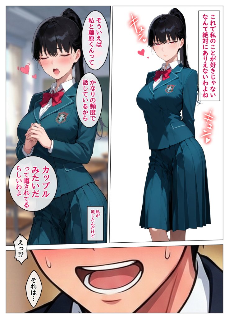 【エロ漫画】剛毛で陥没乳首の大和撫子、両想いになれないストレスからオホ声オナニーが止まらない