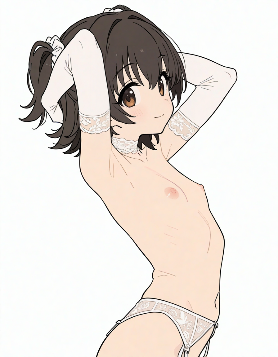 裸ガーターみりあ (10/10)