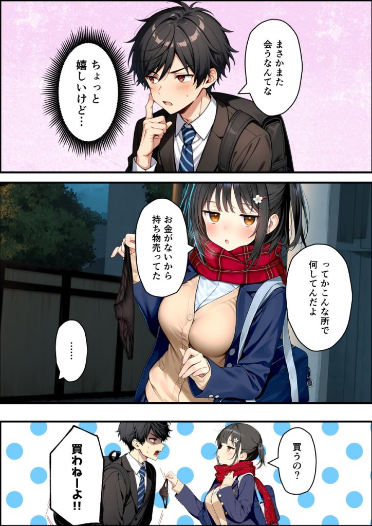 【エロ漫画】セックスが嫌いなジト目TS家出少女を一晩でメス堕ちさせた話2〜亀甲縛り露出セックスで性欲覚醒編〜