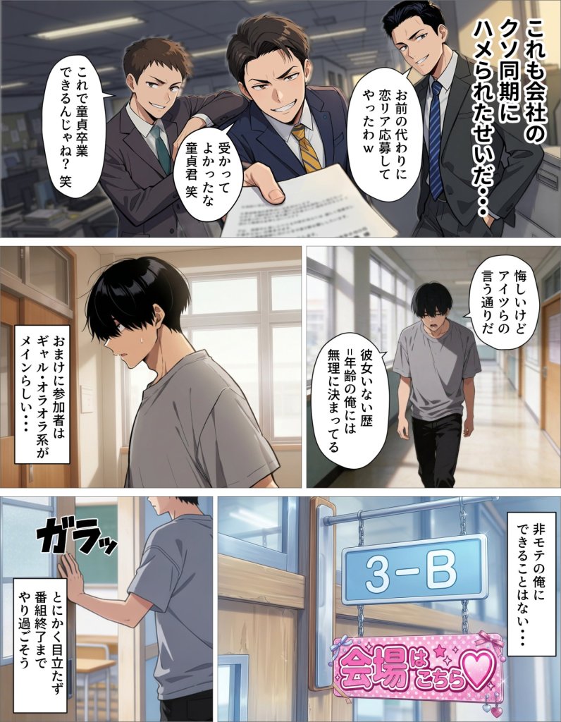 【エロ漫画】ギャル上等〜「セックスOK」の恋愛リアリティーショーで童貞が巨根無双する話〜 2ページ目