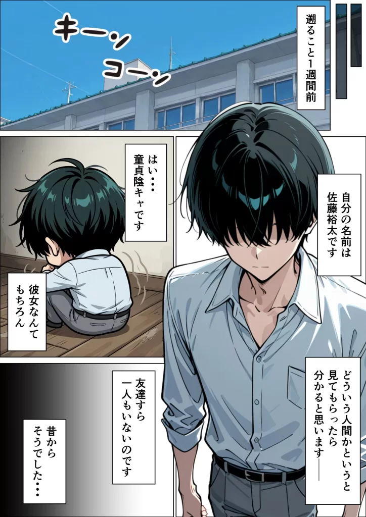 【エロ漫画】童貞陰キャの僕がクールギャルとマジックミラー車で生ハメセックスした話
