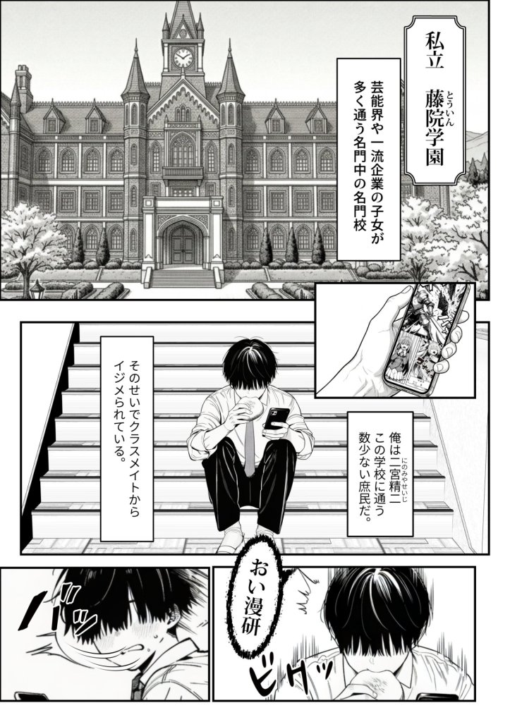 【エロ漫画】クラスでいじめられている俺、常識改変アプリで学園トップカーストの女子や女教師たちを俺専用の完全同意ハーレム中出し奴●に