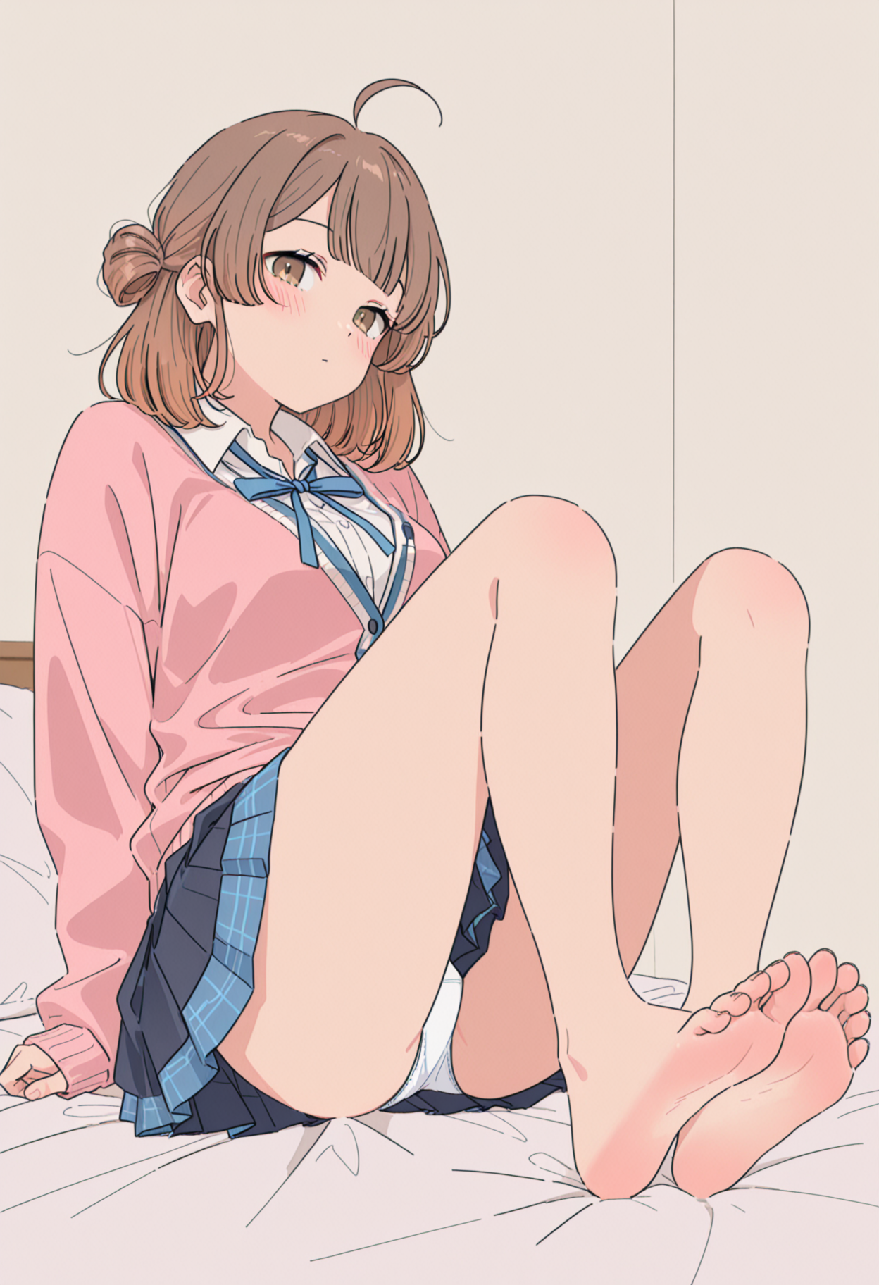花海佑芽 足コキ (4/7)