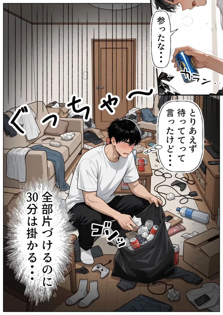 【エロ漫画】続・ラブドール頼んだら、JKのママが来た