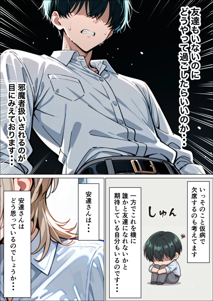 【エロ漫画】童貞陰キャの僕がクールギャルとマジックミラー車で生ハメセックスした話