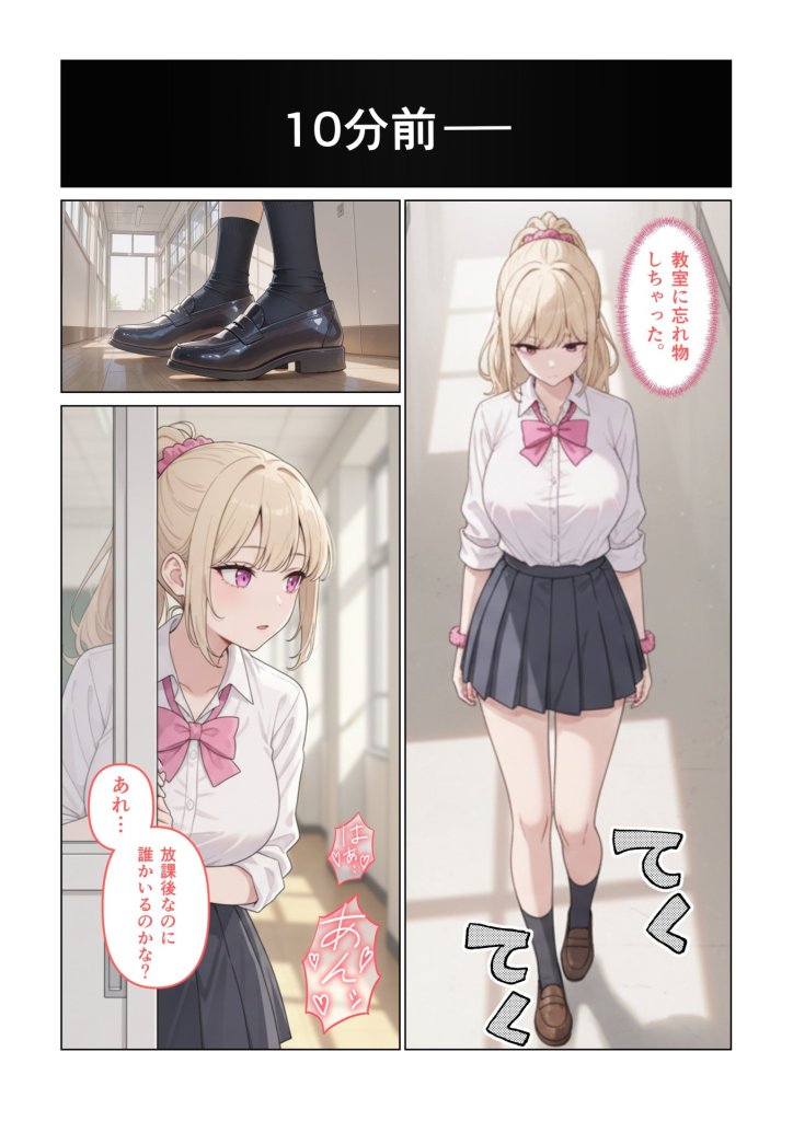 【エロ漫画】彼女の知らないところでギャルに毎日精子を搾り取られている件