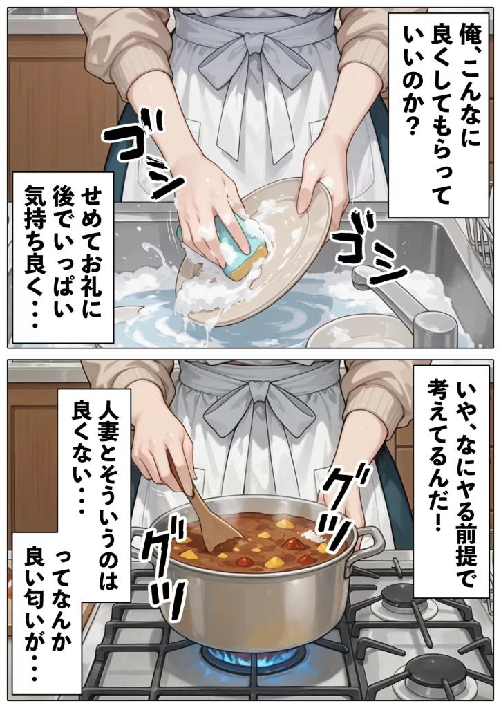 【エロ漫画】続・ラブドール頼んだら、JKのママが来た