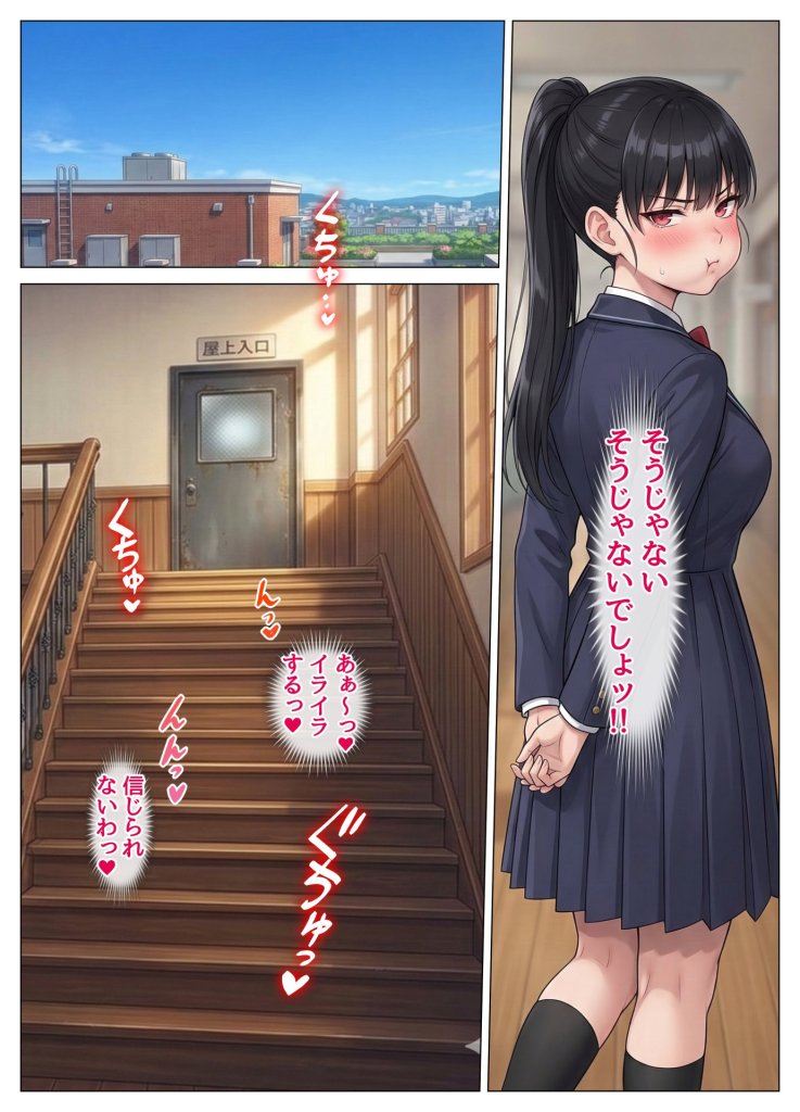 【エロ漫画】剛毛で陥没乳首の大和撫子、両想いになれないストレスからオホ声オナニーが止まらない