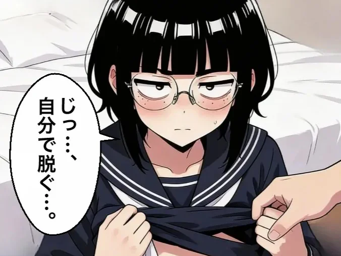 【エロ漫画】ブスな女子校生とヤって童貞を捨てる話