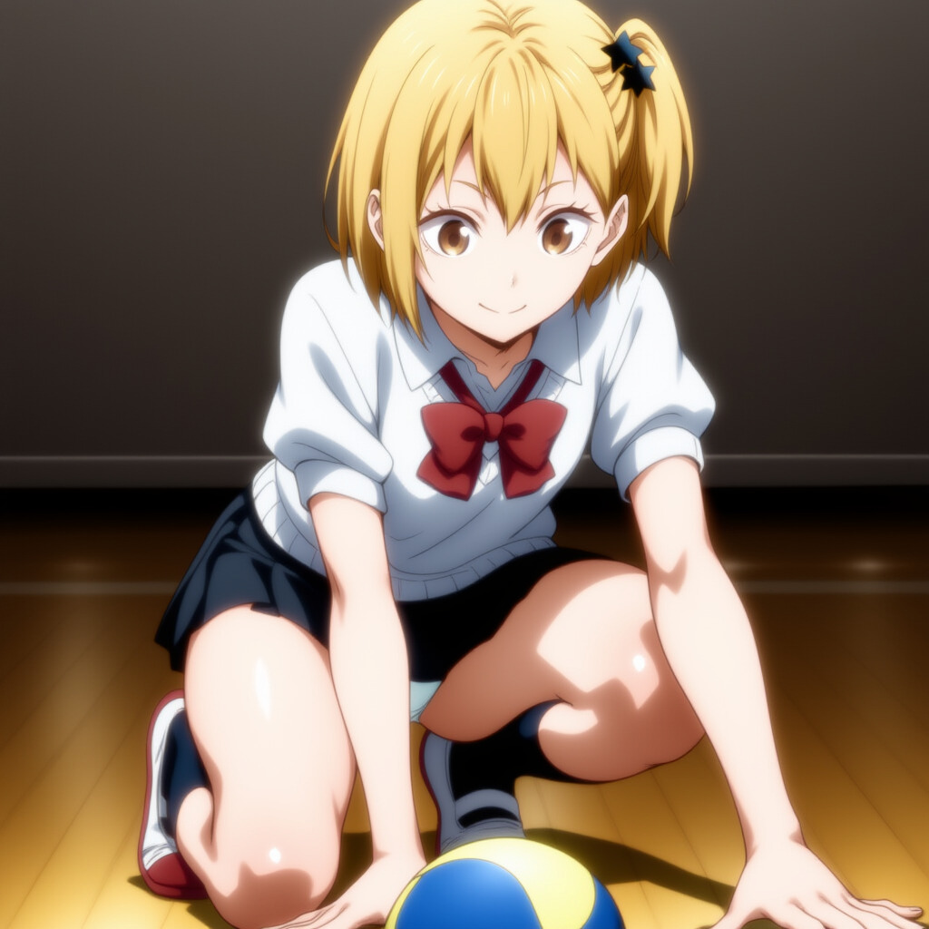 【二次エロ】女の子のしゃがみパンチラを拝もう 18枚目