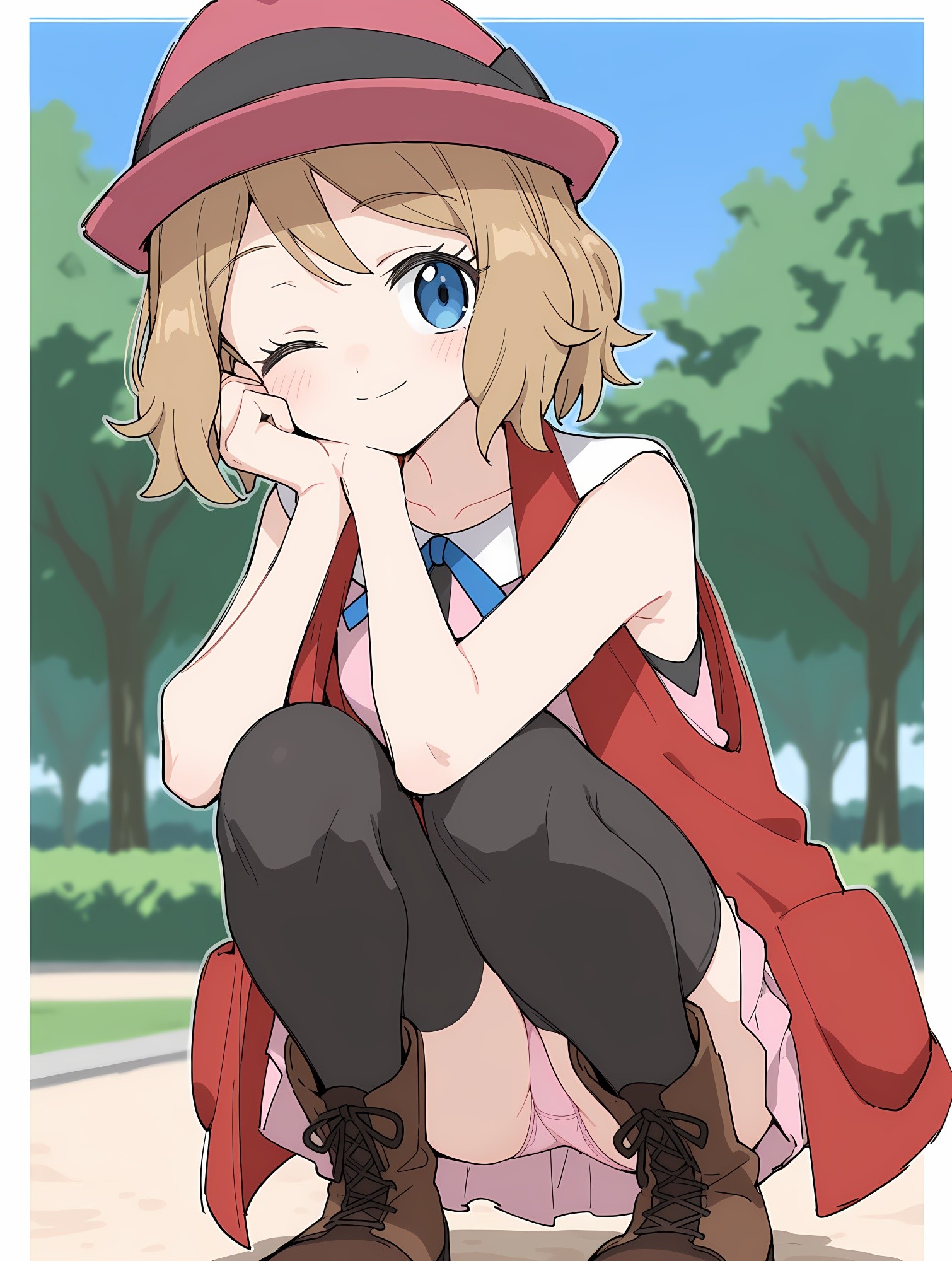 セレナ(トレーナー)(ポケットモンスター)|セレナ(アニポケ)のぱんつ (2/7)